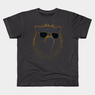 Funk Sun Glasses Bear Kids T-Shirt